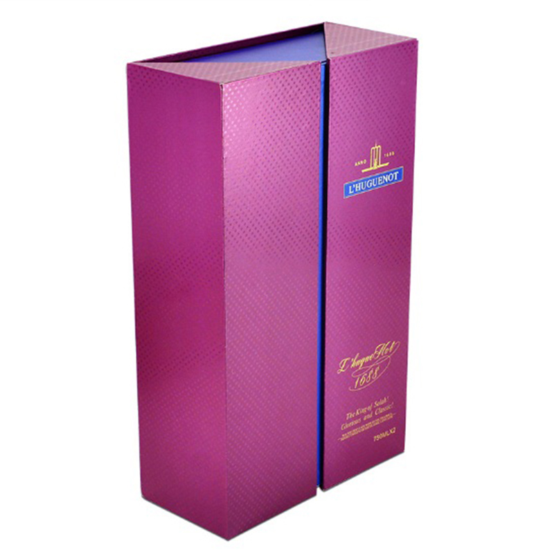 Eco-friendly Biodegradable Custom Grape Wine And Bottle Paper Boxes 2