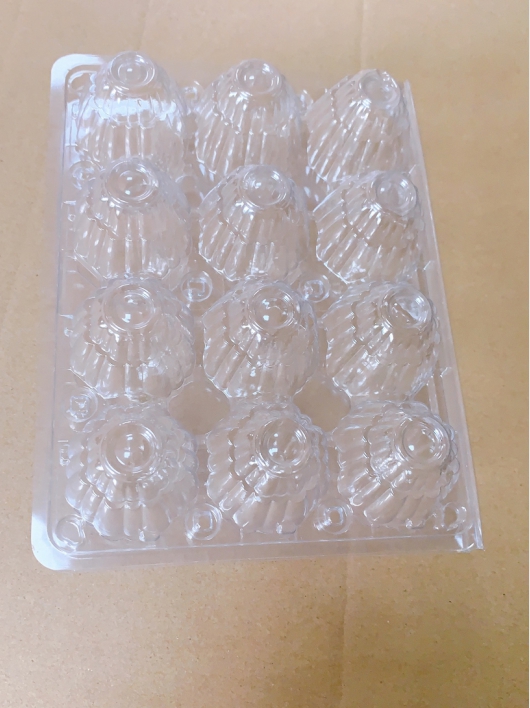 2/4/6/8/9/10/12/15/16/20 PET PVC Plastic Egg Packaging Tray And Box 6