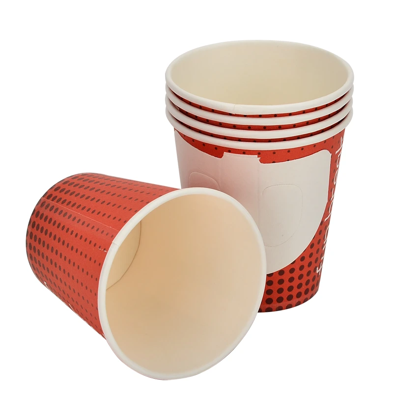 Custom paper cup,hot paper cup,disposable ripple wall paper coffee cup 1