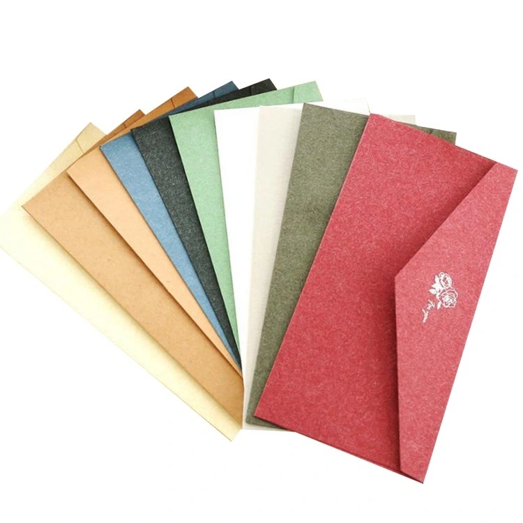 Custom Foil Stamping Greeting Gift Card Paper Envelope 1