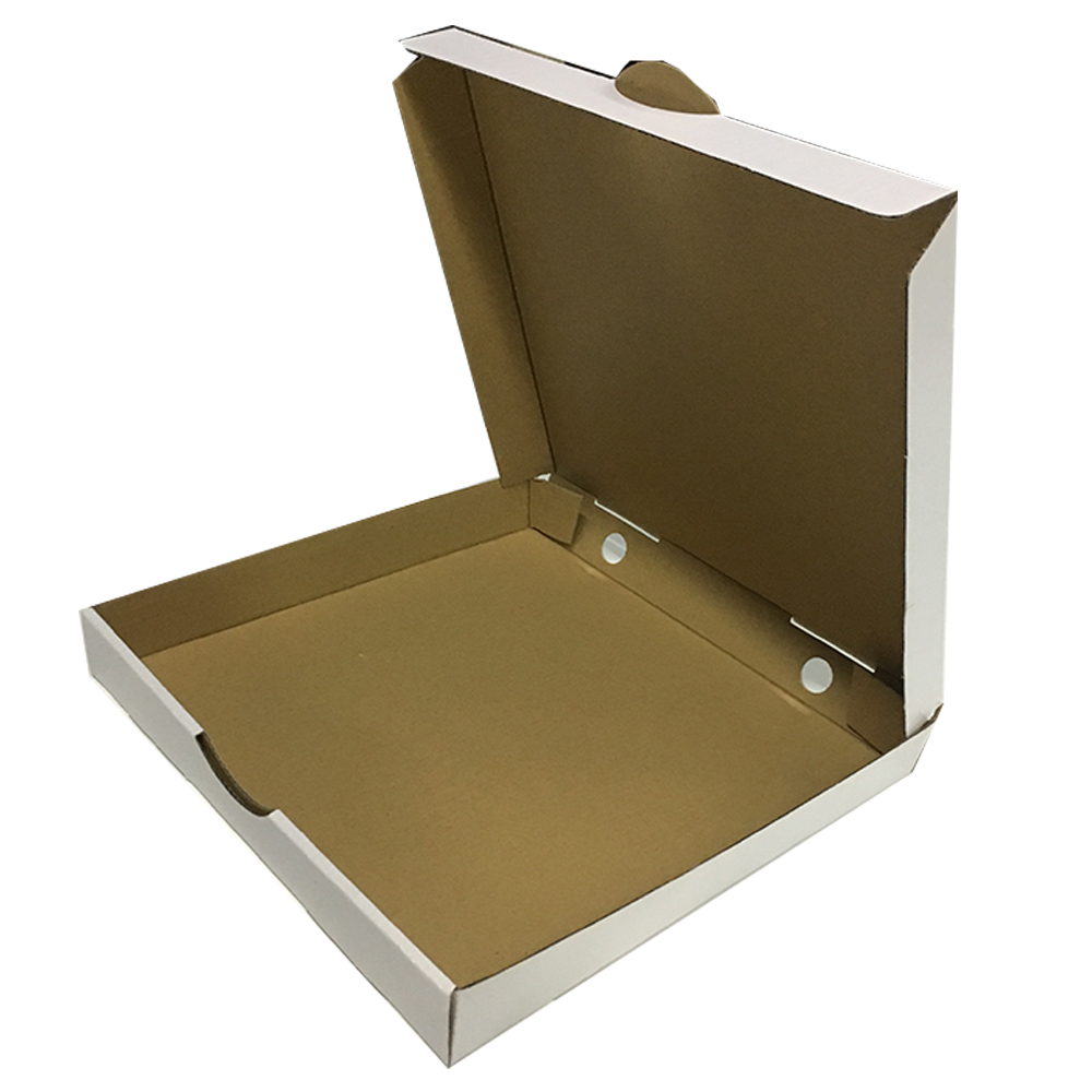 HK Food grade flute corrugated custom printed size caja para pizza design cardboard carton pizza box 4