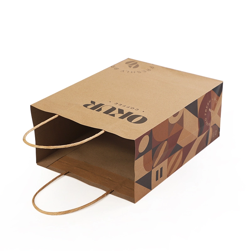 Hong Kong local Kraft paper bag take-out paper bag food paper bag strength supplier 1