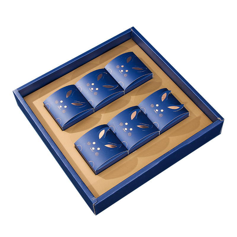 Hong Kong supplier custom design luxury Mid-autumn moon cake gift packaging box with insert 8