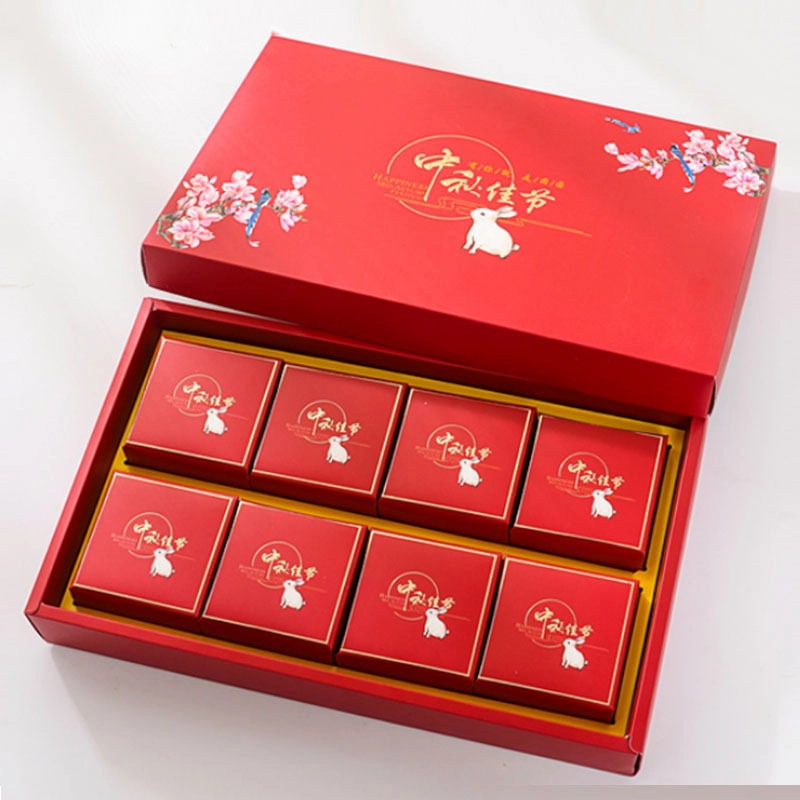 HK Factory Price High quality moon cake packaging box package gift packing cheap cardboard gift packaging mooncake papee box Supplier-Welm 1