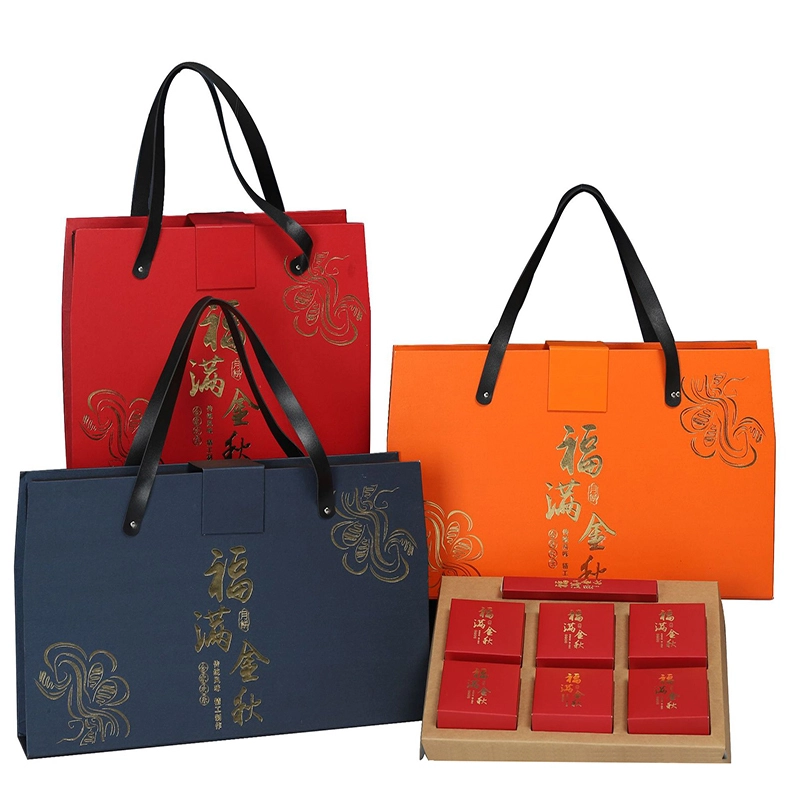 Hong Kong custom logo printing luxury moon cake packaging moon cake box 1