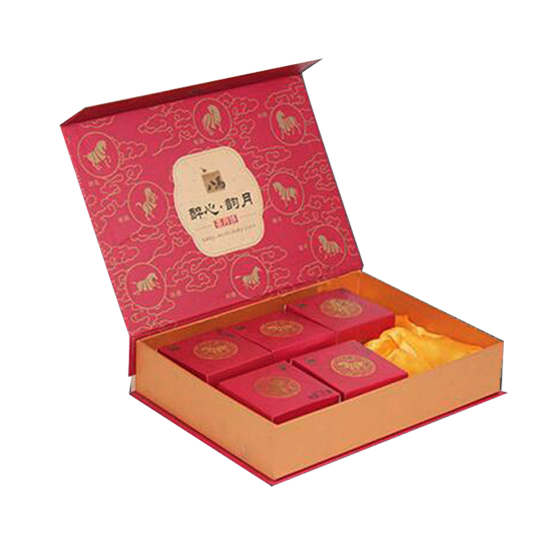 Hong Kong supplier custom logo special design moon cake packaging box high-end gift box 4