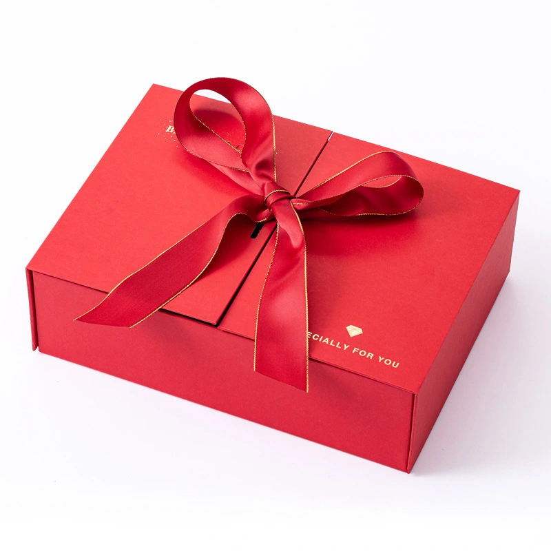 2022 New Year gift box customization creative double door folding packaging box specialty gift box custom from HongKong Supplier 1