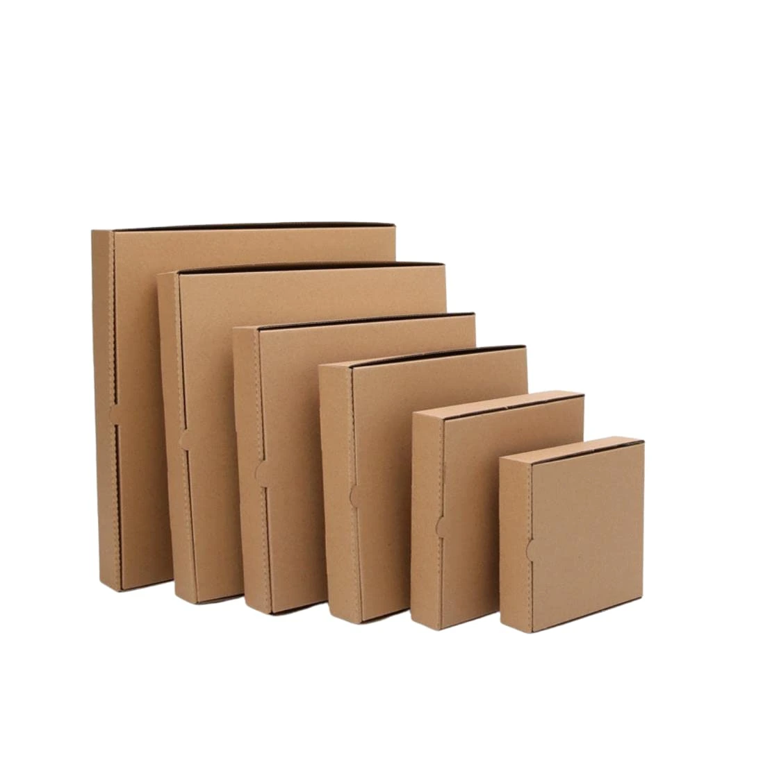 Hong Kong Wholesale Made Healthy Takeaway Paper Package 12 14 15 18 inch 35CM Kraft Paper Pizza Boxes with Logo 1