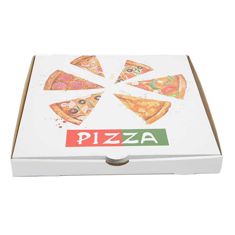 Cajas de cartón para pizza de 8, 9, 10, 11, 12, 13, 14, 16, 18 y 24 pulgadas con logotipo personalizado impreso, embalaje kraft corrugado, caja para pizza 2