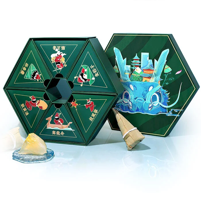 Hong Kong Customized Wholesale Mystery Surprise Dragon Boat Festival Zongzi Packaging Gift Box 1