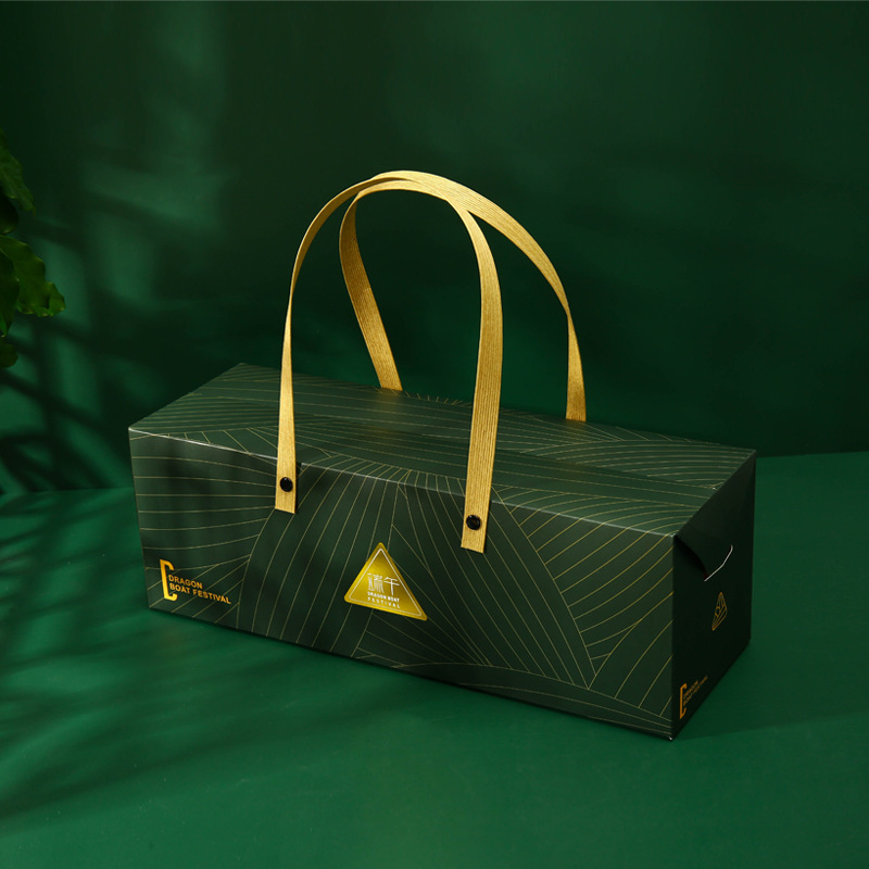 Hong Kong Custom Personalized Design Eco-friendly Environment Paper Food Packaging Dragon Boat Festival Gift Box with Logo 4