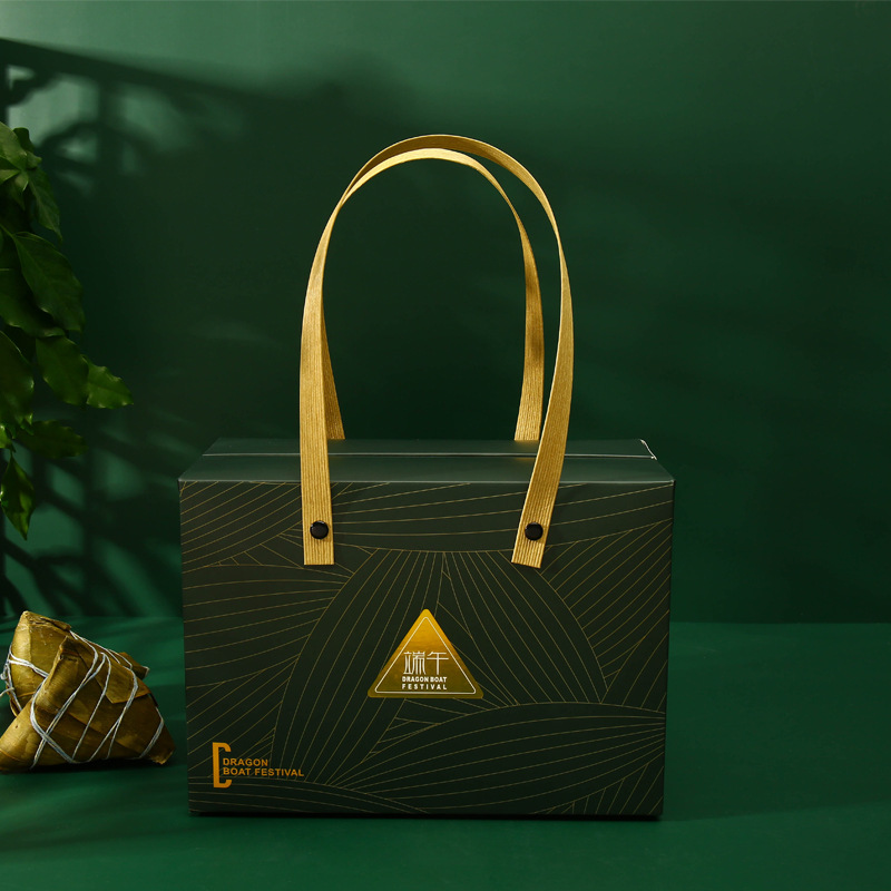 Hong Kong Custom Personalized Design Eco-friendly Environment Paper Food Packaging Dragon Boat Festival Gift Box with Logo 3