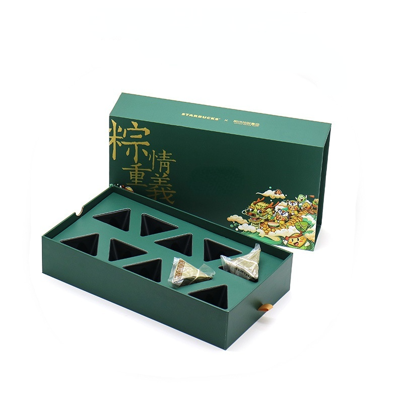 Hong Kong Custom Wholesale Recycled Raw Material cardboard Packaging Paper Dragon Boat Festival Gift Box with Design Exquisite Logo 1