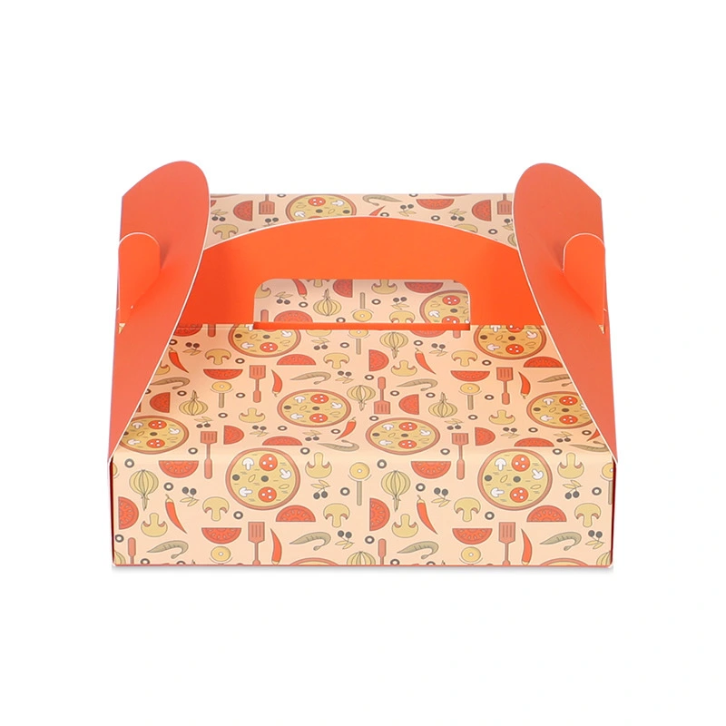 Hong Kong Custom Printed Design Eco Multi Size Color Folding Hot Dog Fries Chicken Burger Carton Corrugated Paper Takeaway Plain Pizza Box 1