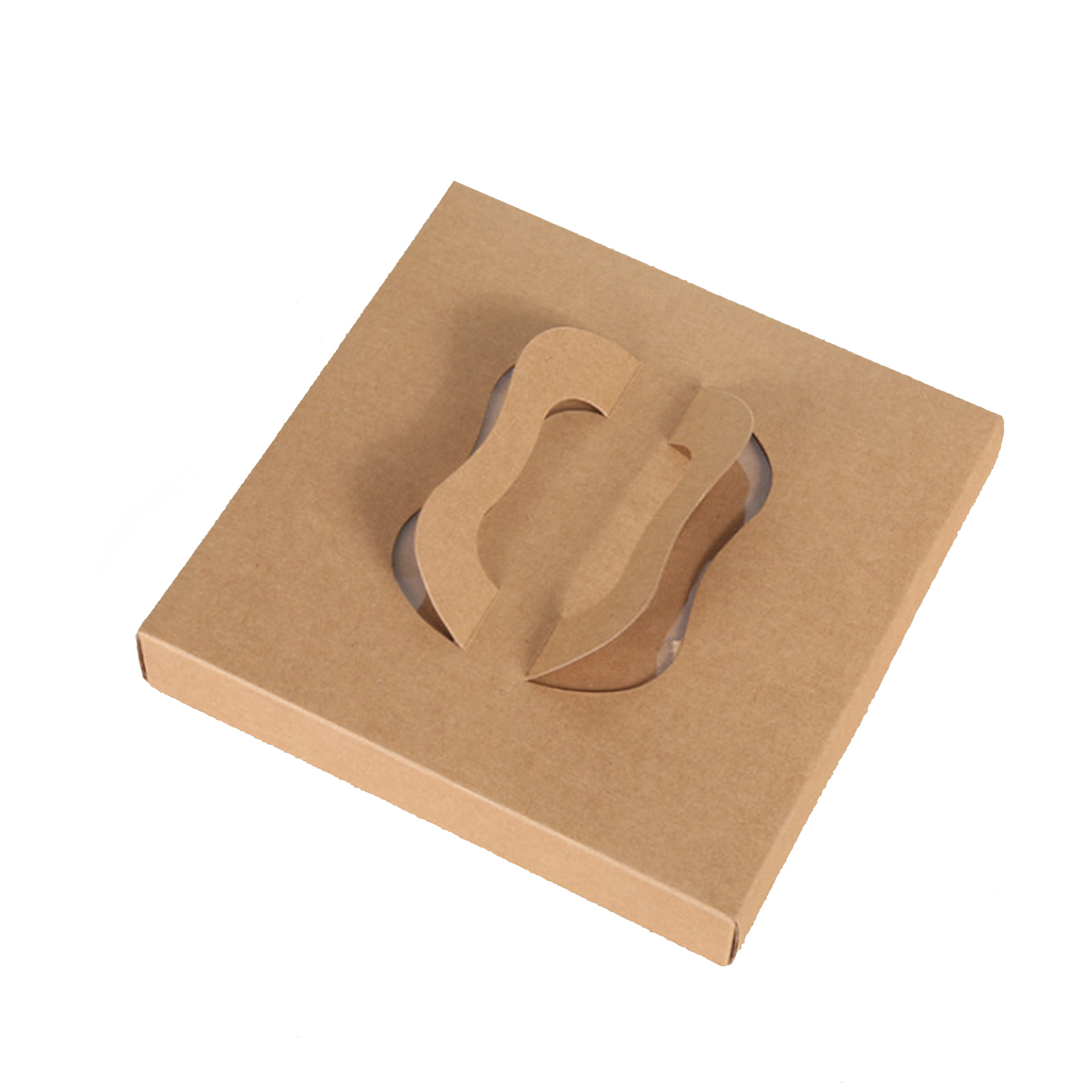 Cajas de pizza con asa de papel corrugado de grado alimenticio de 6, 7, 8, 9, 10, 12, 14, 16 y 18 pulgadas con logotipo, fabricantes mayoristas personalizados 3