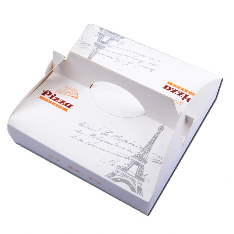 Hong Kong custom wholesale ecological  6 7 8 9 10 12 14 16 18 inch sugarcane pulp take away food handle pizza box packaging for food 1