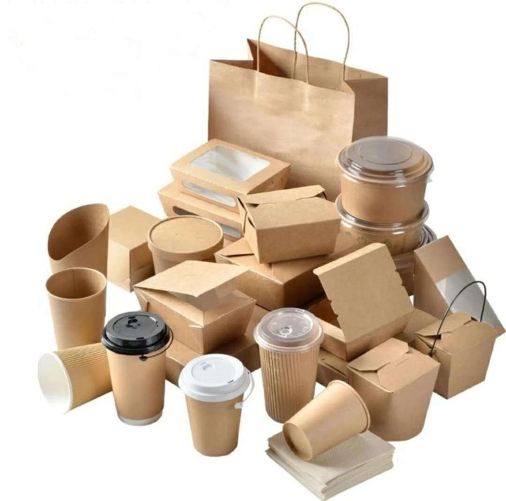 Hong Kong Custom Size Biodegradable Good Quality Bakery Pizza Takeaway Food Kraft Containers Packaging Box with Logo 1