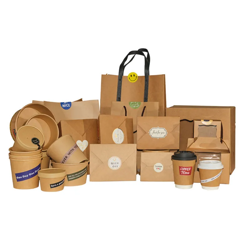 Hong Kong Custom Fast Food Takeaway Hamburger French Fries Roast Fried Chicken Paper Packaging Container Kraft Corrugated  Box With Handle 1