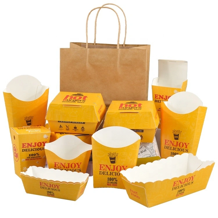 Hong Kong Custom logo 9 10 12 13 18 24 inch take away food  pizza french fries burger fried chicken packaging Kraft corrugated box 1