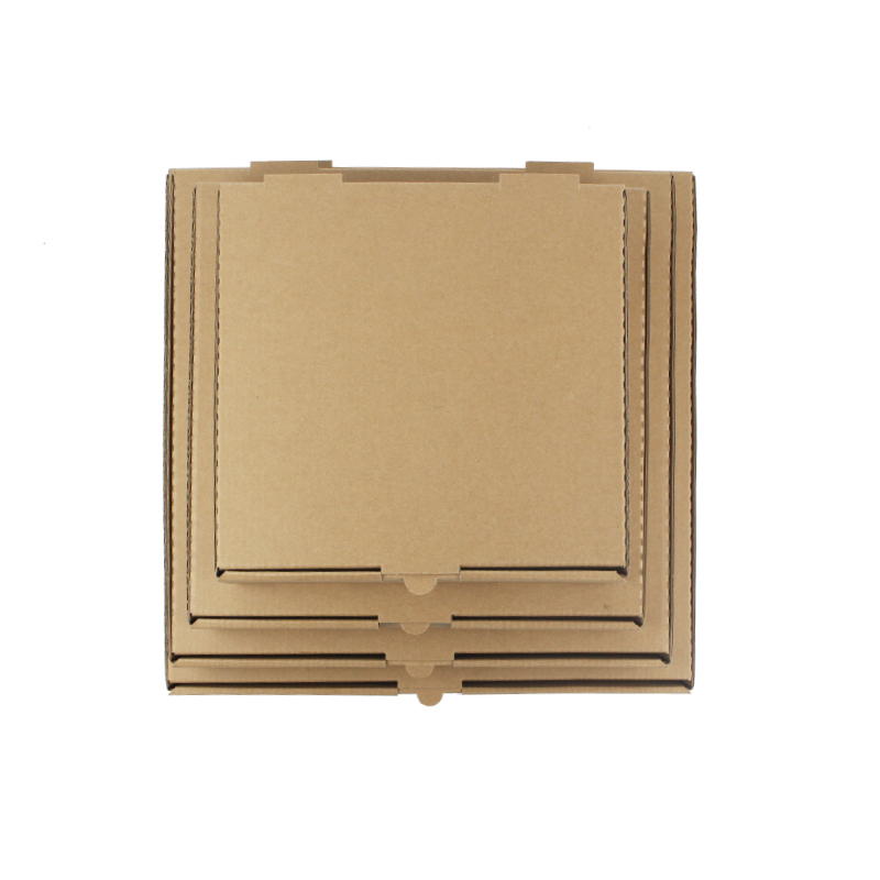 Eco-friendly and biodegradable corrugated cardboard packaging pizza box customization 2