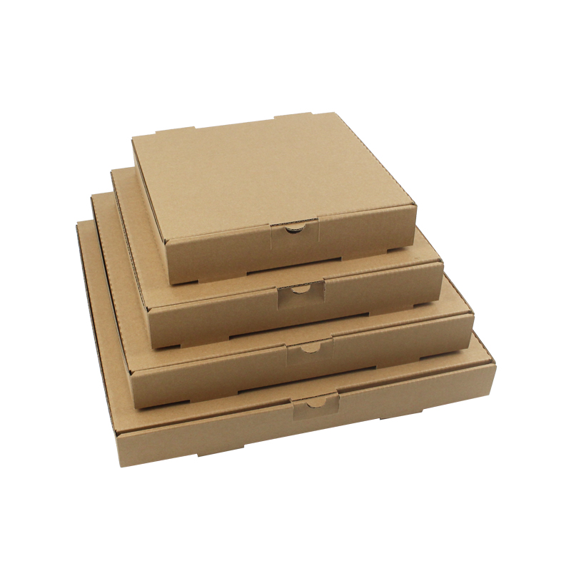 Eco-friendly and biodegradable corrugated cardboard packaging pizza box customization 7