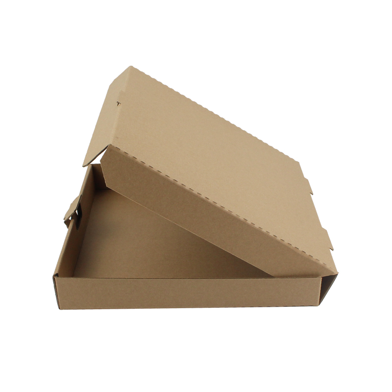 Eco-friendly and biodegradable corrugated cardboard packaging pizza box customization 4