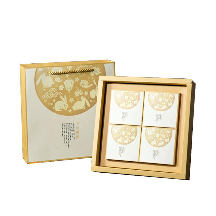 Hong Kong Custom Printing 4/6/8 pcs Pack Recycled Round Folding Egg Donut  Gift Carton Cardboard Paper Mid Autumn Festival Mooncake Boxes 1