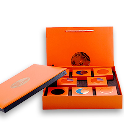 Hong Kong Custom Supplier Wholesale Eco friendly disposable 4/6/8 layers Mid Autumn Festival Food Gift Cardboard Packaging Paper Mooncake Box 4