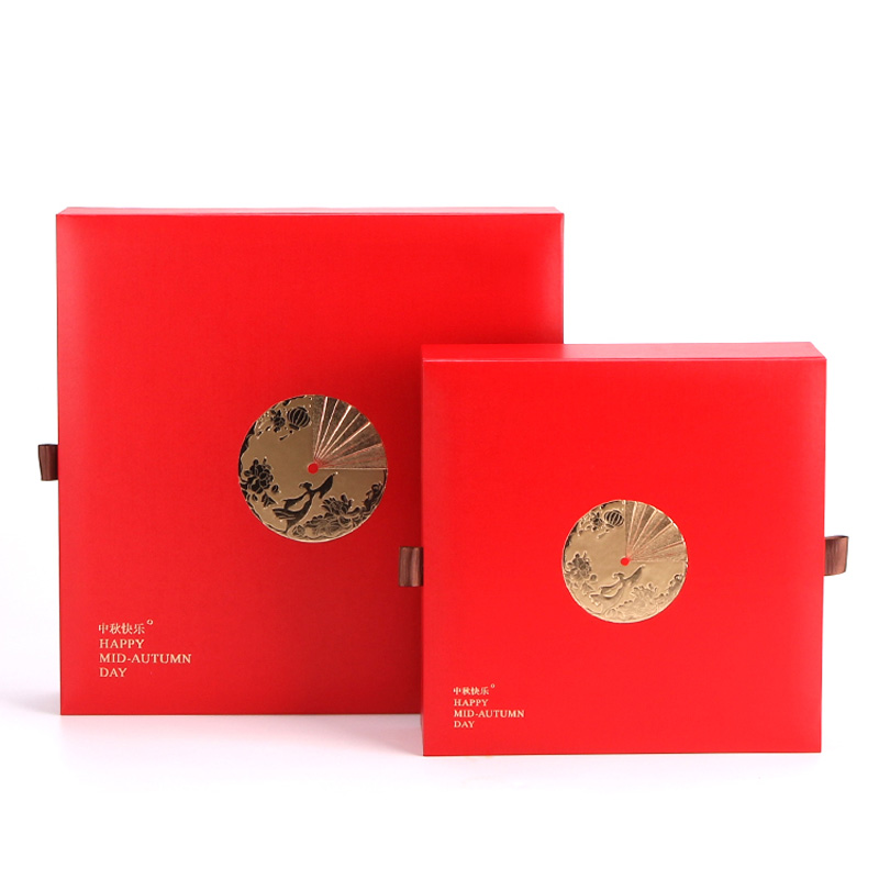 Hong Kong Custom Supplier Wholesale Eco friendly disposable 4/6/8 layers Mid Autumn Festival Food Gift Cardboard Packaging Paper Mooncake Box 7
