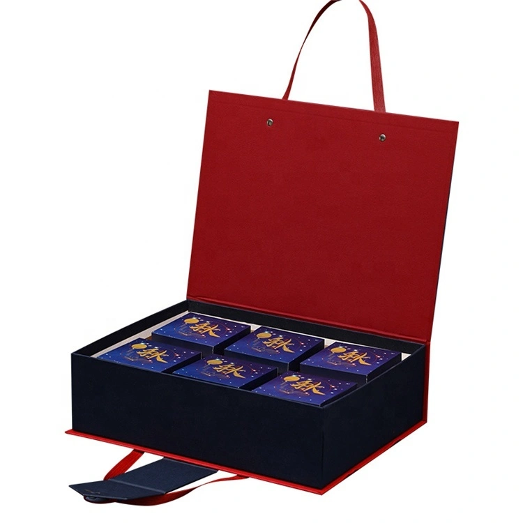 Hong Kong Custom Supplier Wholesale Luxury Mystery Surprise Food Grade Gift Cardboard Packaging Paper Mid Autumn Festival Mooncake Box with a Special Design Logo 1