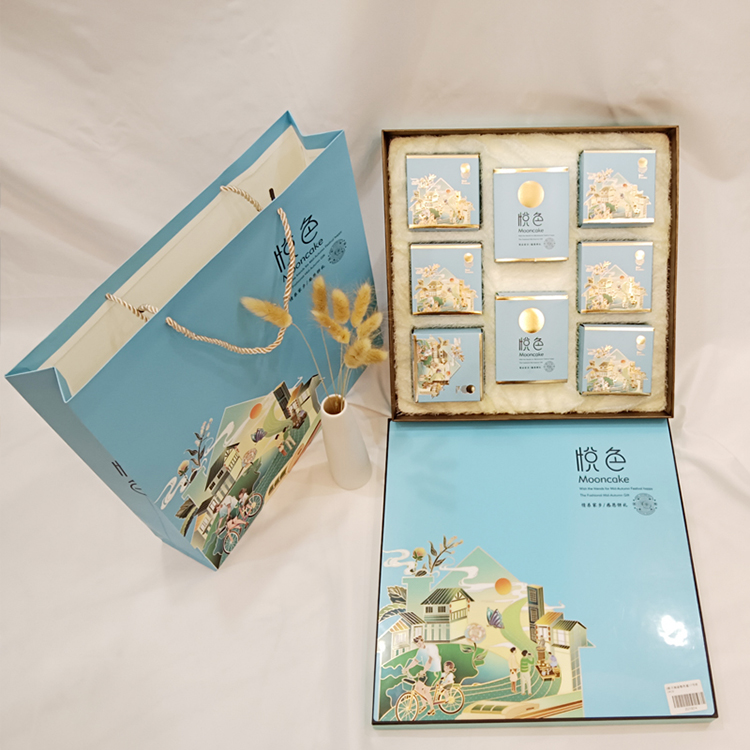 Hong Kong Customized Wholesale Mystery Surprise Cardboard Mid Autumn Festival Moon cake Packaging Gift Box 5
