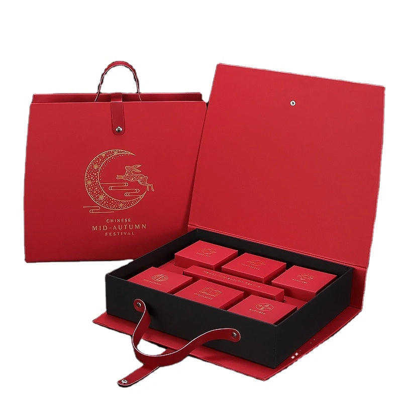 Hong Kong Custom Wholesale Biodegradable Surprised 4/6/8 Layers  Cardboard Paper Packaging Mid Autumn Festival Moon Cake Box 1