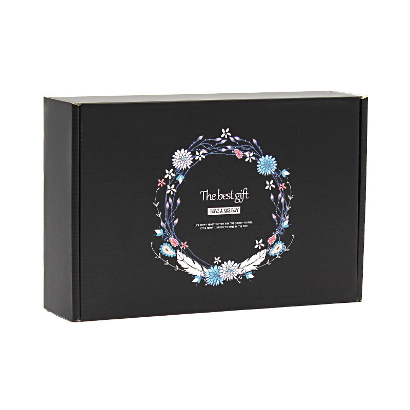 Custom luxury fancy heart shape gold jewelry birthday explosion flower ribbon gift ring skincare wig t shirt box packaging with handle 4
