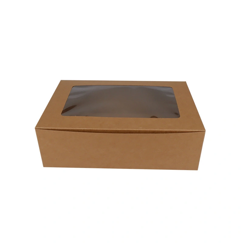 Custom Wholesale Biodegradable Green White Tall mini Wedding Birthday Gift Handle Cake Food Cardboard Box with Logo 1
