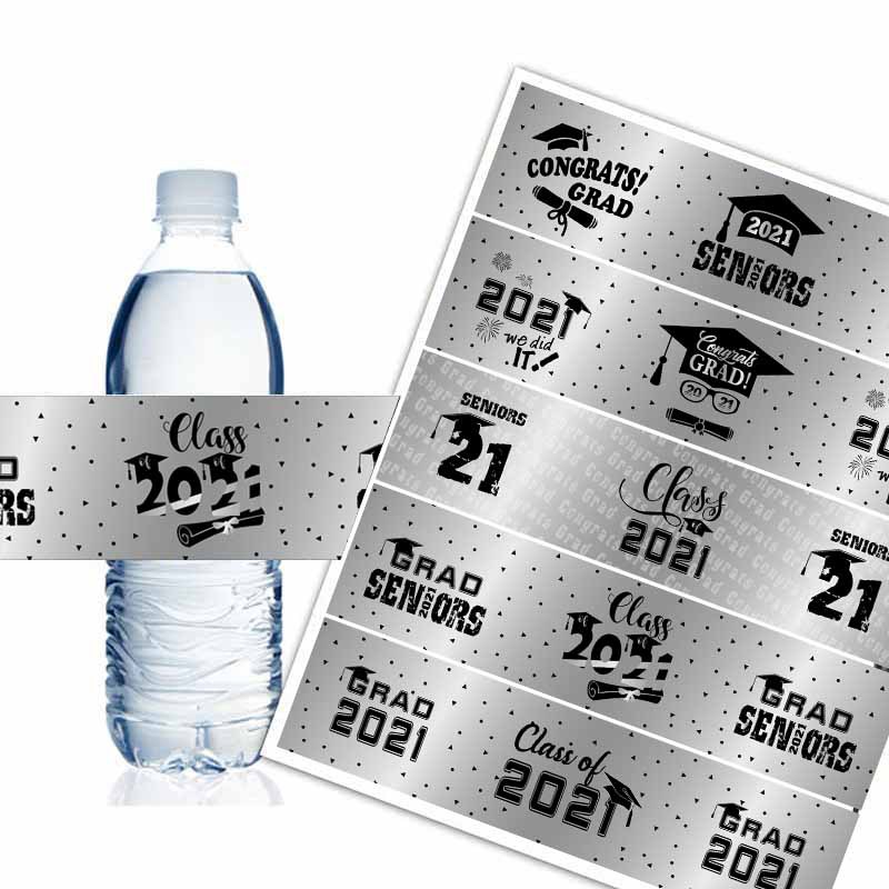 Custom Printing Transparent Logo Fragile Holographic Transfer Reflective bottle vial clothing Label Stickers Vinyl Pack Sheet with logo 3