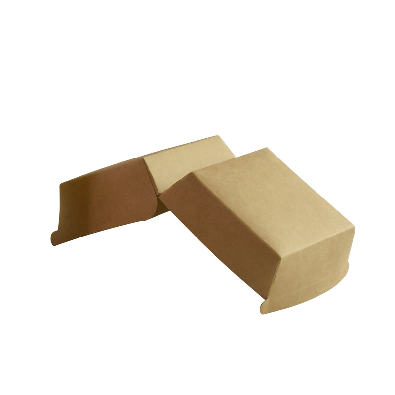 Caja de papel corrugado para hamburguesas, embalaje de comida rápida de grado alimenticio ecológico con logotipo personalizado al por mayor 4