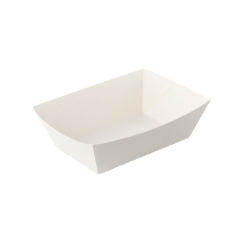 Custom Print Biodegradable Eco friendly Food Grade Boat Serving Hot dog Snack French Fries Chips Takeaway Kraft Paper Box 4