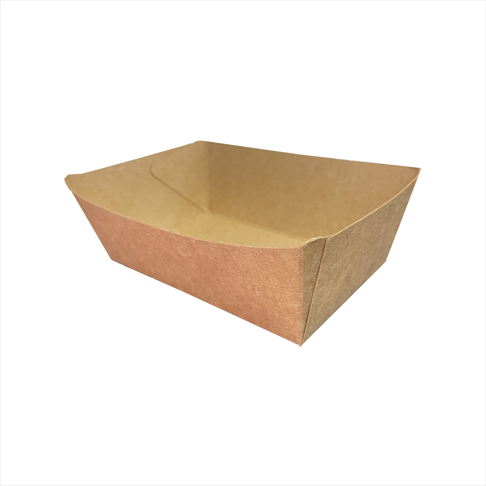 Custom Print Biodegradable Eco friendly Food Grade Boat Serving Hot dog Snack French Fries Chips Takeaway Kraft Paper Box 3