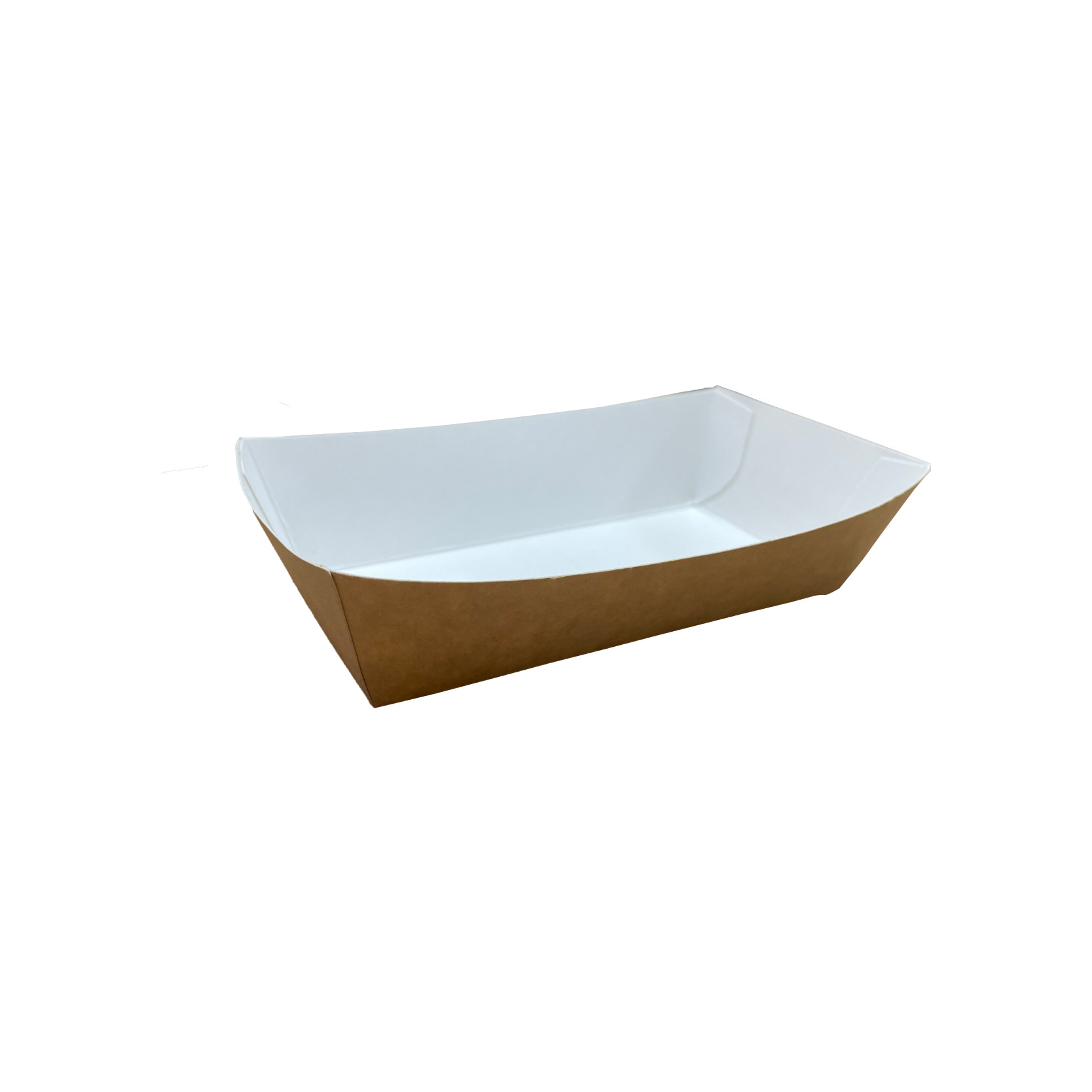 Custom Print Biodegradable Eco friendly Food Grade Boat Serving Hot dog Snack French Fries Chips Takeaway Kraft Paper Box 5