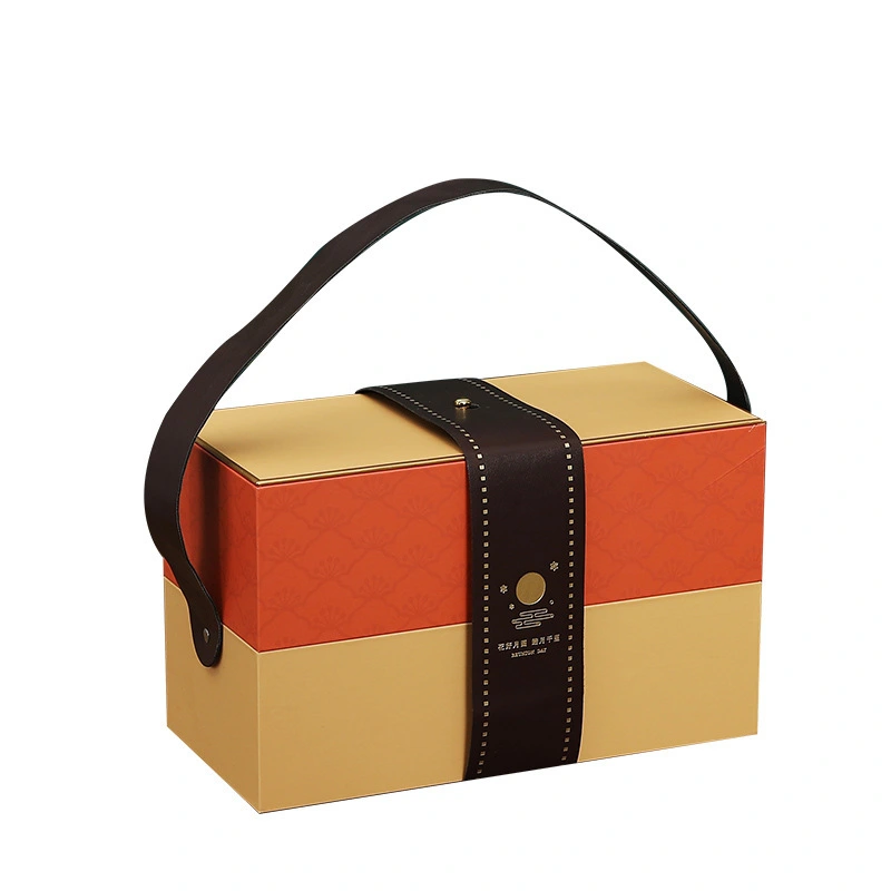 Custom luxury hot stamping Mid-Autumn Festival gift moon cake box 1
