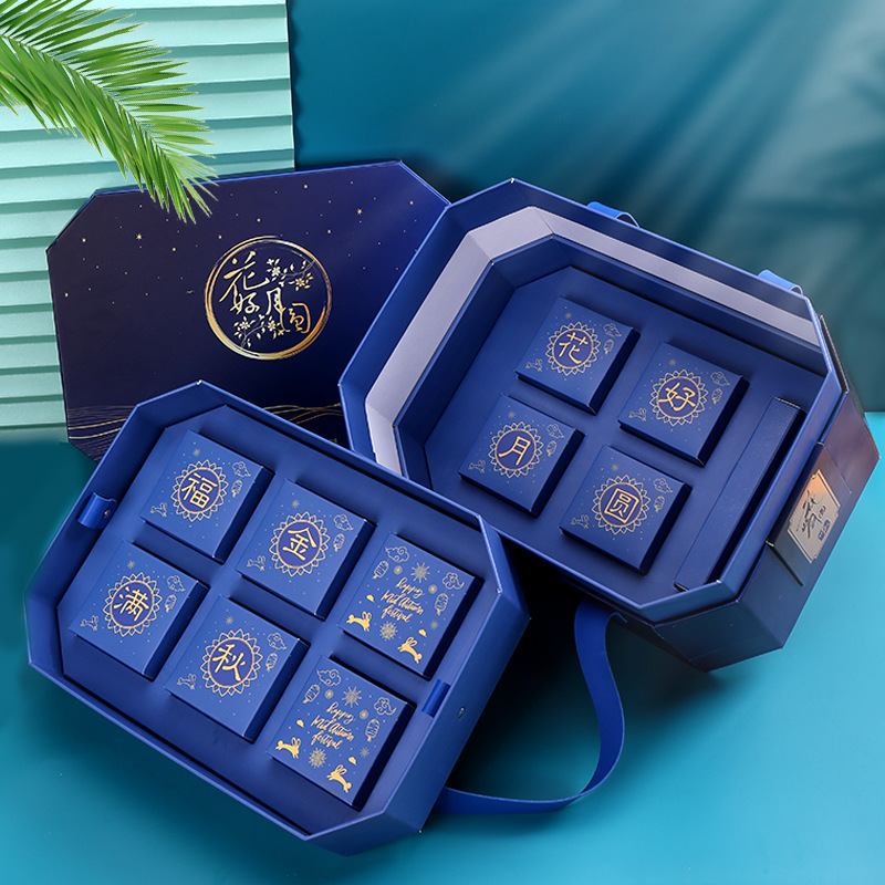 Wholesale customized Cardboard Candle Packaging moon cake Gift 3