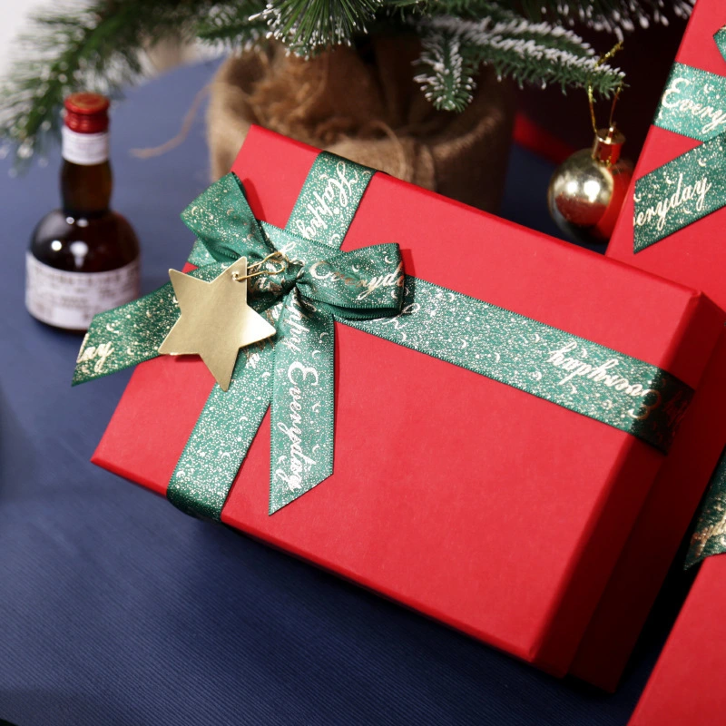 Customized Christmas Eve luxury surprise mystery 3D lipgloss candle perfume sweet chocolate gift box packaging custom logo 1