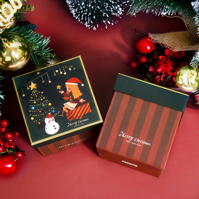Custom fancy recycled biodegrade paper cardboard clothing boutique souvenir perfume Birthday Christmas packaging gift box 8