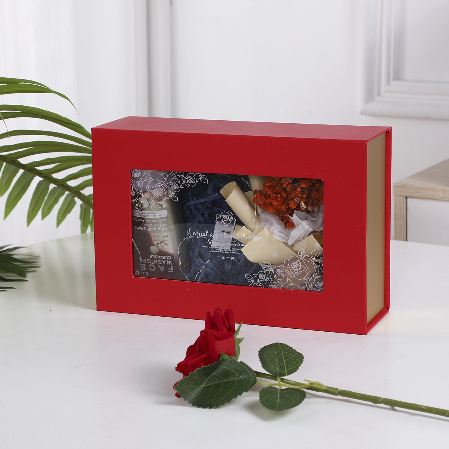Customized printed logo unique luxury foldable Christmas wig muffin cake chocolate cookie packaging magnetic gift paper boxes 1
