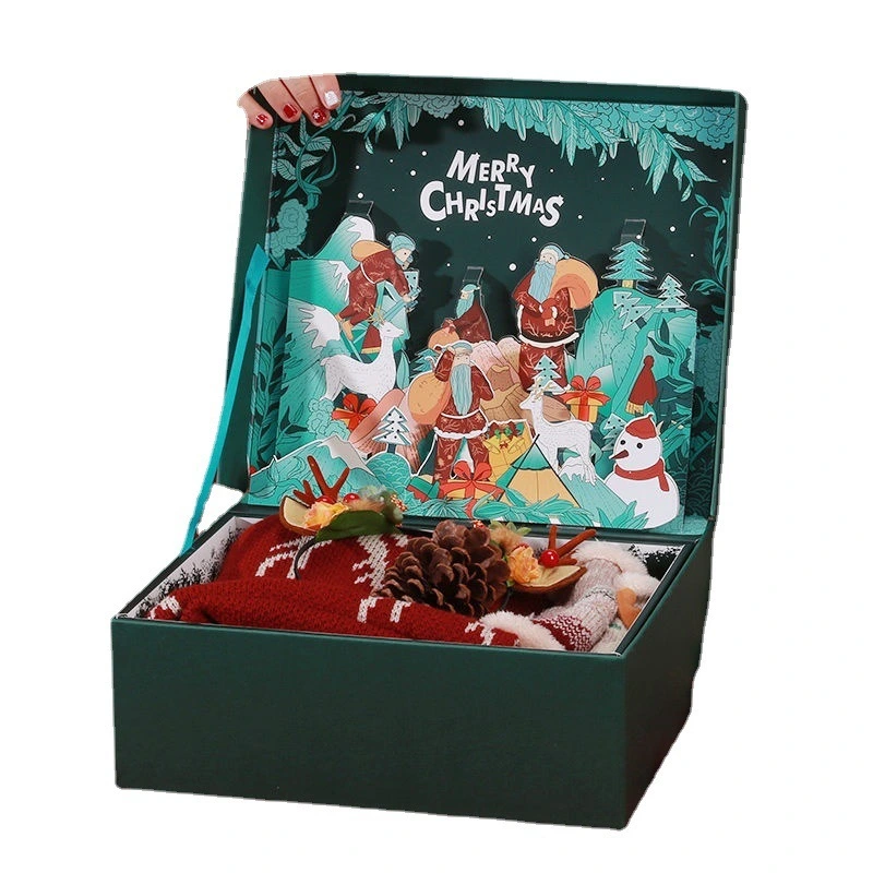 Christmas wholesale eco friendly cake chocolate cookie cheese roll cake candy cupcake bakery pr package gift paper box packing 1