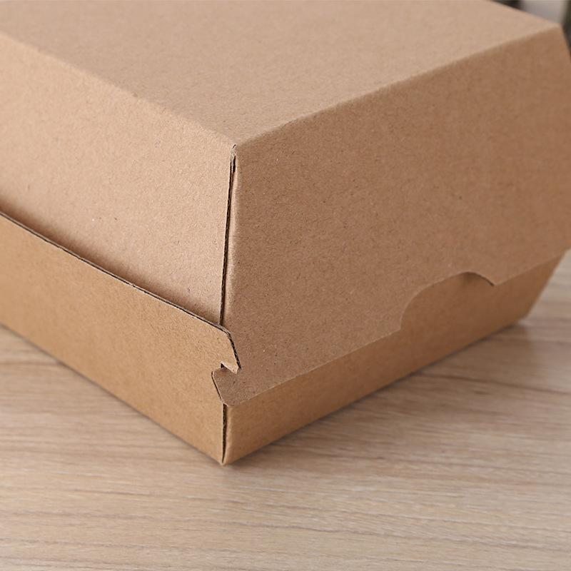 Custom personalized design high quality mailer takeaway package sandwich sushi food cardboard paper burger box with logo 5