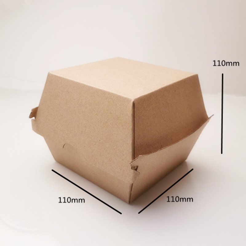 Custom China manufacturers biodegradable craft corrugated delivery mailing packing macaron candy dessert paper burger box 6