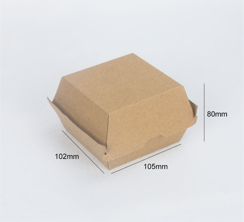Custom China manufacturers biodegradable craft corrugated delivery mailing packing macaron candy dessert paper burger box 5
