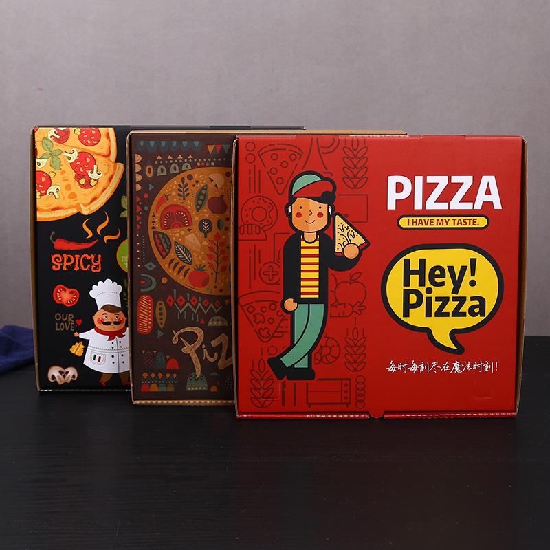 Custom mailer hexagon square triangle reusable takeaway all size 9 10 11 12 14 18 inch pizza boxes packaging supplies 7