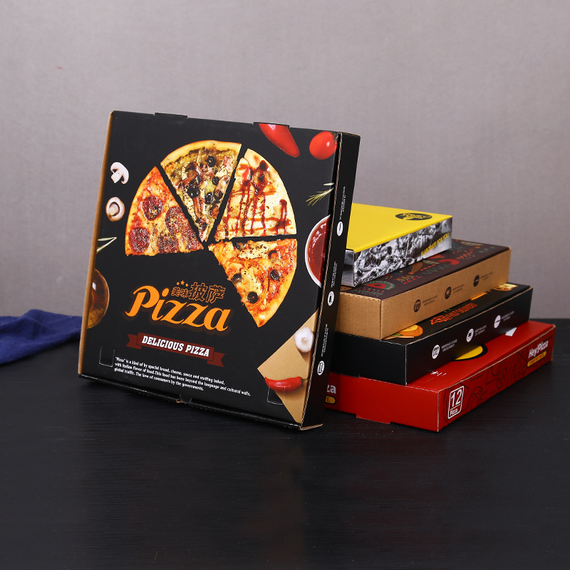 Custom mailer hexagon square triangle reusable takeaway all size 9 10 11 12 14 18 inch pizza boxes packaging supplies 5
